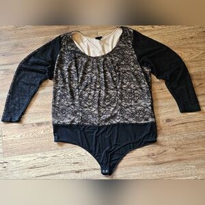 Torrid Black Lace Bodysuit